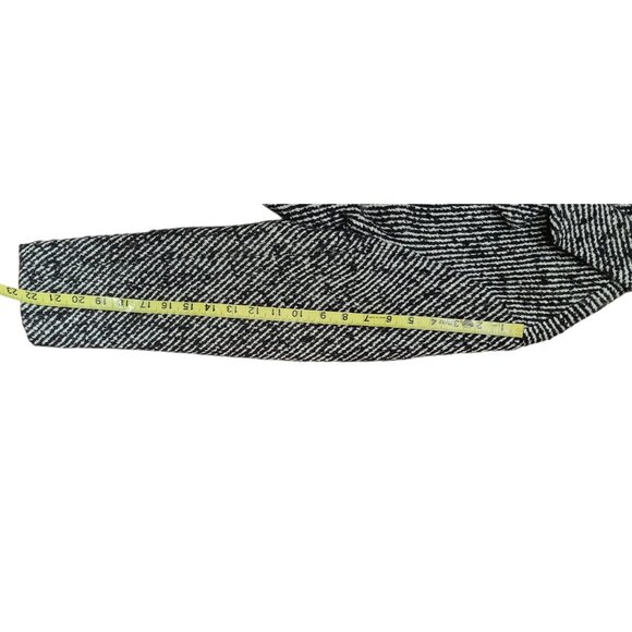 SUNCOO Paris Manteau Edison Coat Jacket T1 Women Black White Tweed Wool Blend - Picture 15 of 16